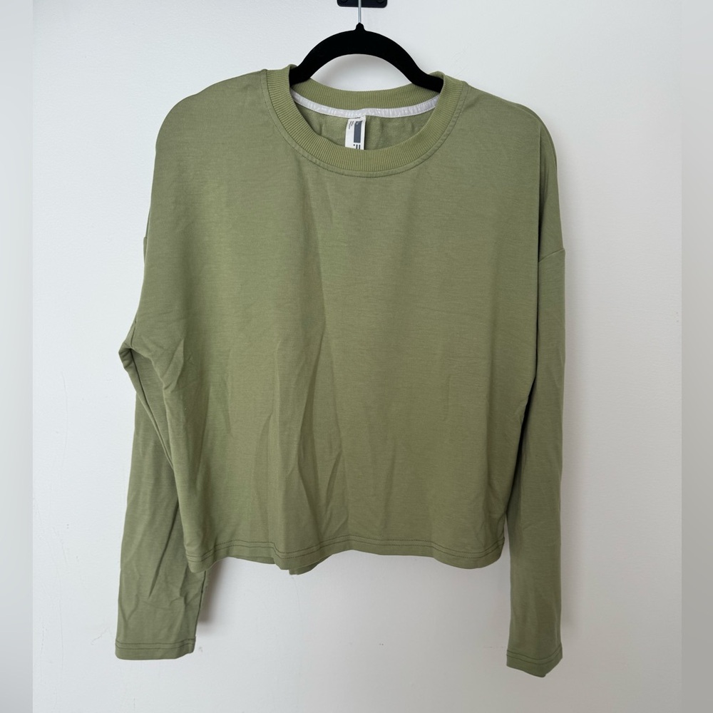 FWD Green Cropped Sweater